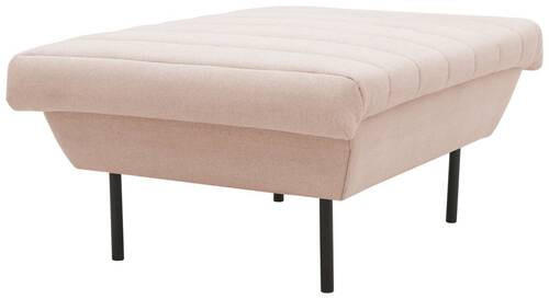 HOCKER in Textil Creme  - Creme/Schwarz, Design, Textil/Metall (70/45/70cm) - LOOKS by W.Joop
