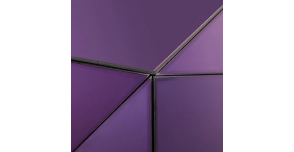 BEISTELLTISCH in Glas, Holzwerkstoff 40/40/40 cm  - Flieder, Trend, Glas/Holzwerkstoff (40/40/40cm) - Novel