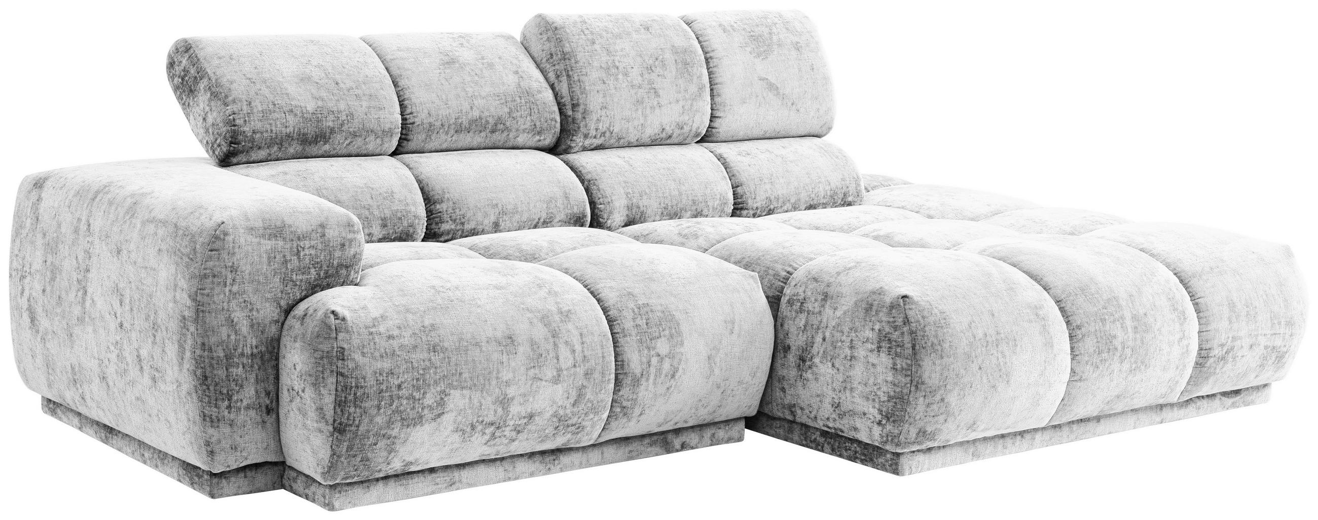 HÖRNSOFFA i flatväv cremefärgad  - cremefärgad, Modern, textil (239/150cm) - MID.YOU