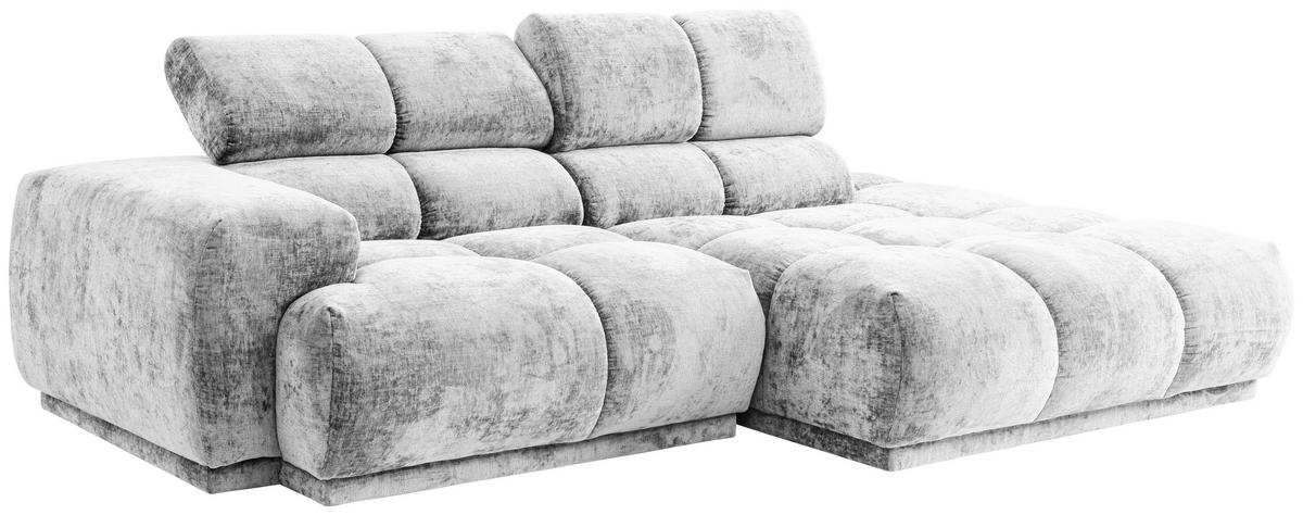 HÖRNSOFFA i flatväv cremefärgad  - cremefärgad, Modern, textil (239/150cm) - MID.YOU
