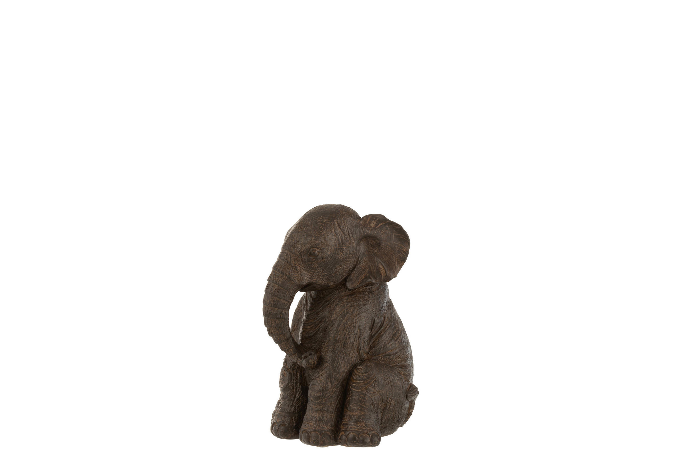 DEKOTIER - Dunkelbraun, Basics, Kunststoff/Stein (17,5/16,5/23cm) - Ambia Home