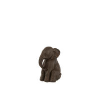 DEKOTIER - Dunkelbraun, Basics, Kunststoff/Stein (17,5/16,5/23cm) - Ambia Home