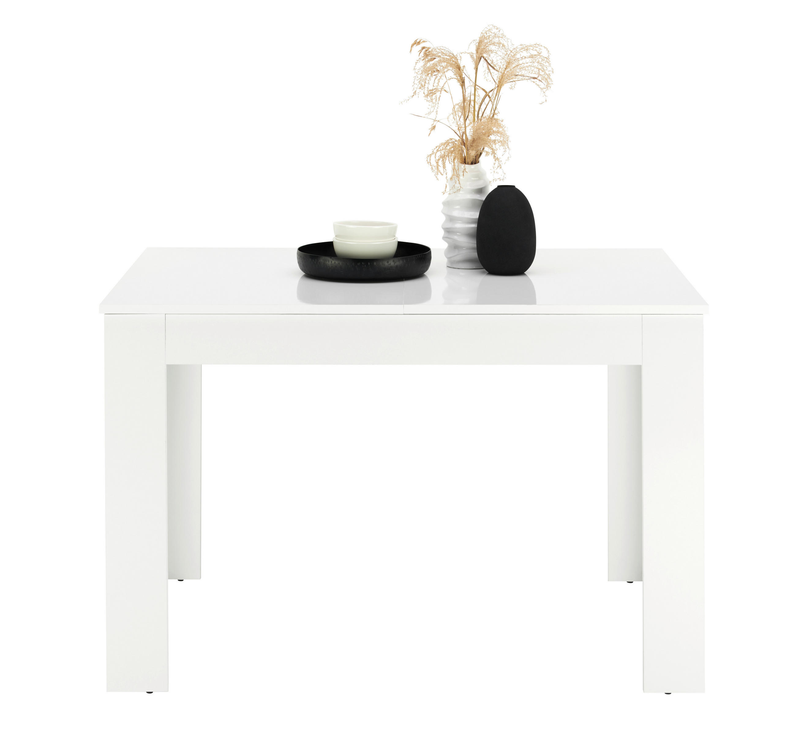 MASĂ EXTENSIBILĂ din material pe bază de lemn   - Basics, material pe bază de lemn (120-160/76,3/80cm) - Hom`in