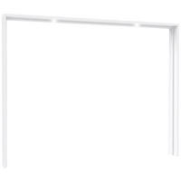 RAM FÖR GARDEROB 280,6/215,1/23,8 cm   - vit/vit högglans, Design, trämaterial (280,6/215,1/23,8cm) - Carryhome