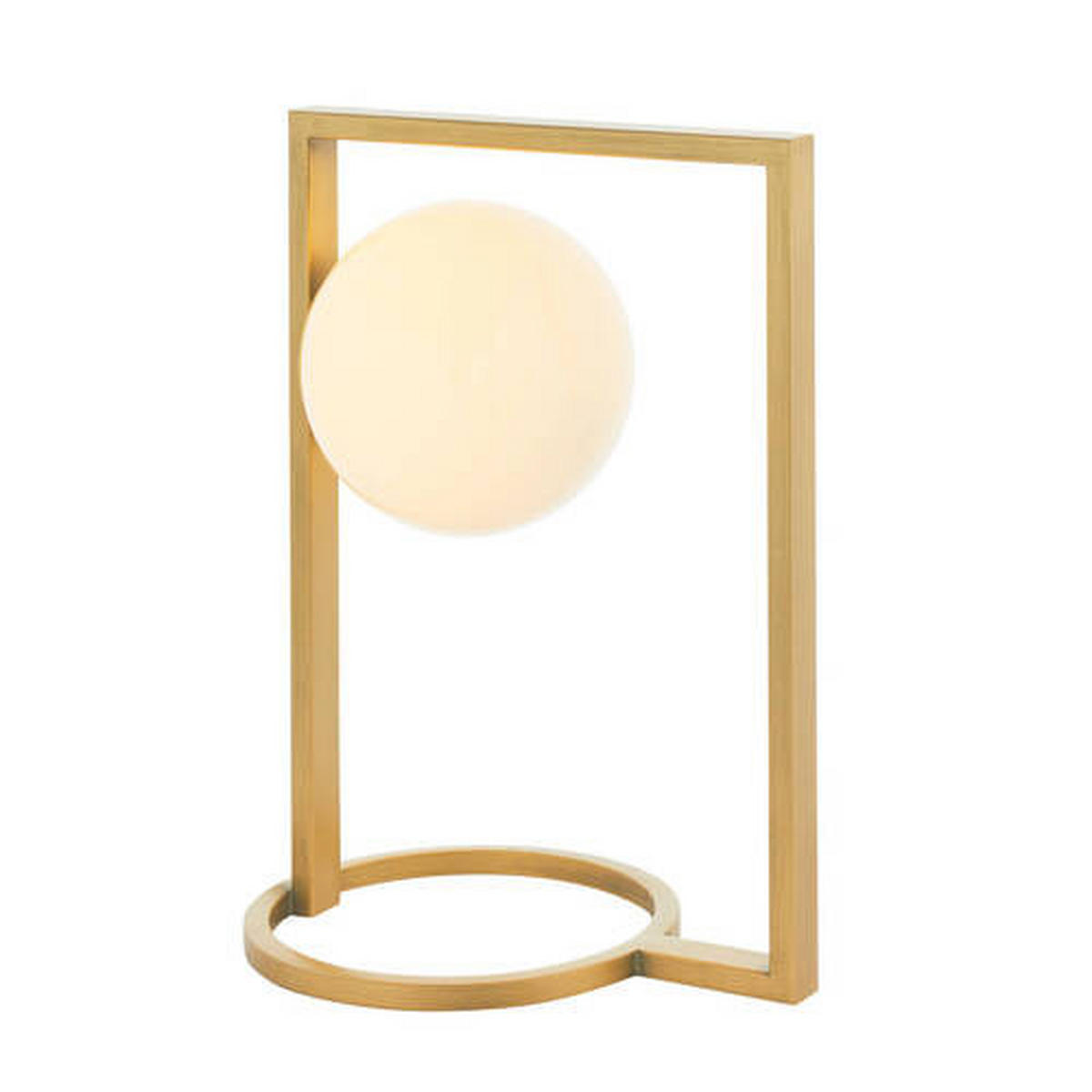 TISCHLEUCHTE 22/16/30 cm   - Goldfarben/Opal, Basics, Glas/Metall (22/16/30cm) - ENDON