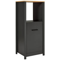 GERÄTEUMBAUSCHRANK 70/167/60 cm  in Anthrazit, Eiche Artisan  - Anthrazit/Schwarz, MODERN, Holzwerkstoff/Metall (70/167/60cm) - home24