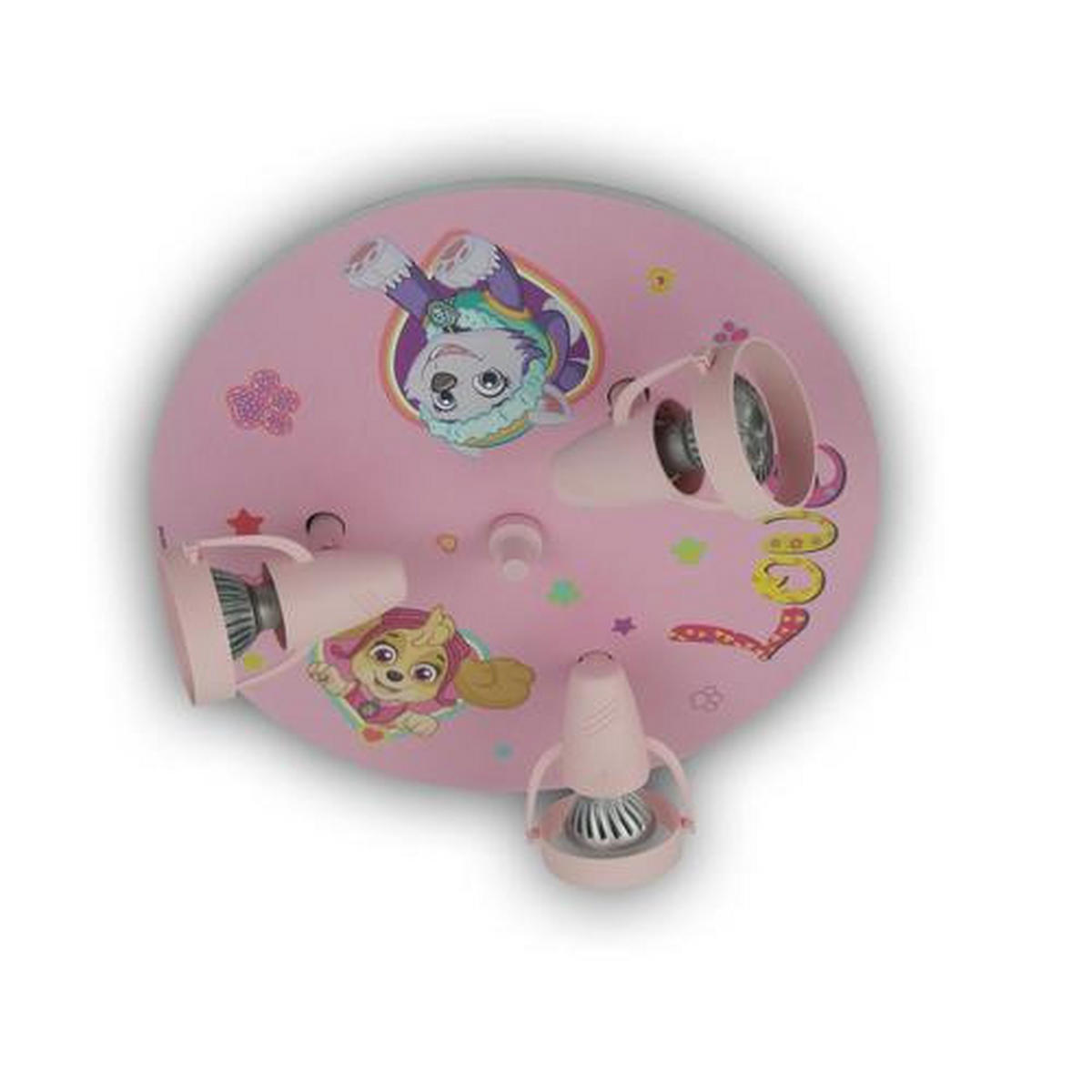 KINDERDECKENLEUCHTE Paw Patrol 35/15 cm   - Multicolor/Rosa, Basics, Holzwerkstoff/Kunststoff (35/15cm)