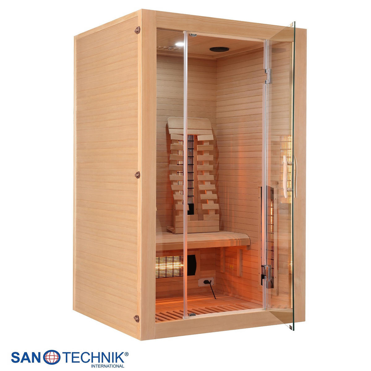 INFRAROTKABINE MALMÖ HEMLOCK für 2 Personen Malmö Hemlock  - Naturfarben, Basics, Holz (120/190/105cm)