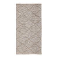 FLECKERLTEPPICH 60/120 cm Diamant Black Beige  - Beige, Design, Textil (60/120cm) - Boxxx