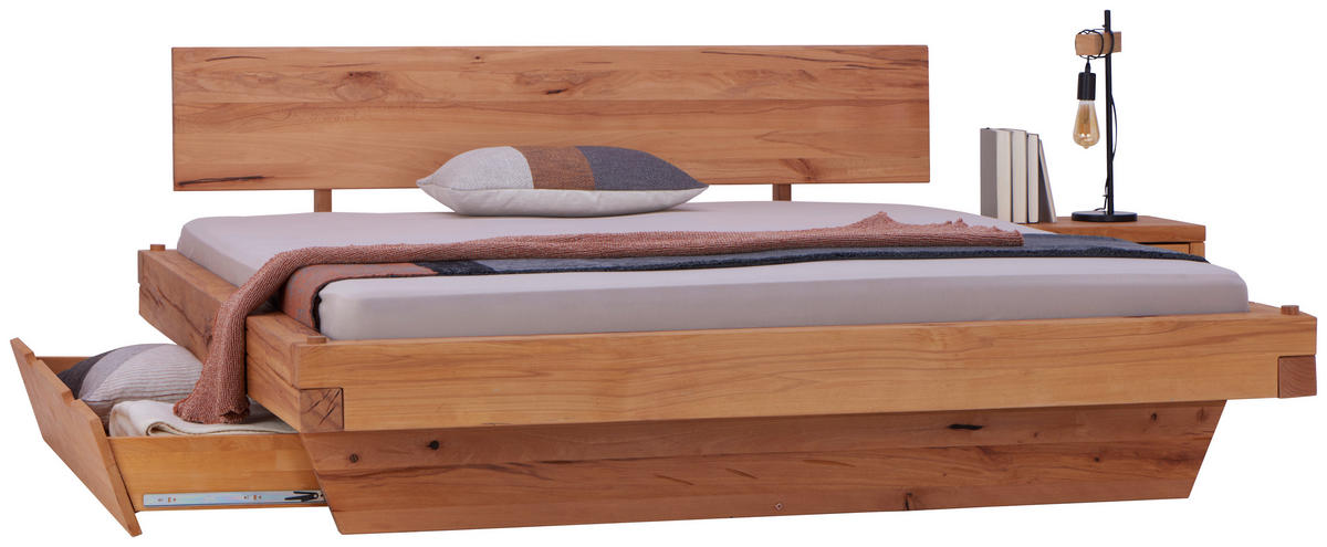 TRÁMOVÁ POSTEL, 180/200 cm, barvy buku - barvy buku, Lifestyle, dřevo (180/200cm) - Linea Natura