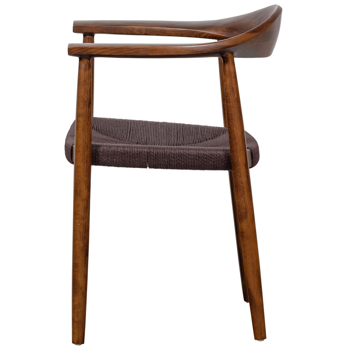 ARMLEHNSTUHL-SET 2 Stück  in  - Dunkelbraun, MODERN, Holz (64/76/53cm) - Livetastic