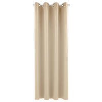 FERTIGVORHANG black-out (lichtundurchlässig)  - Champagner, Basics, Textil (140/245cm)