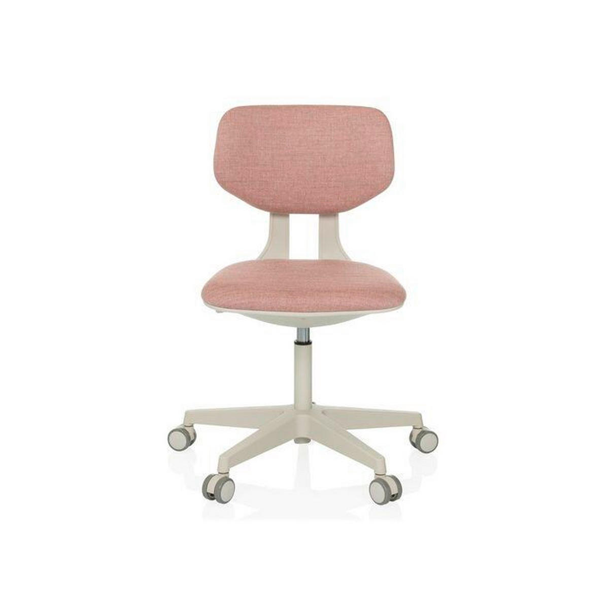 OTOČNÁ ŽIDLE PRO MLÁDEŽ, struktura, růžová - růžová/šedobílá, Moderní, textil/plast (51/72 - 87/51cm) - MID.YOU