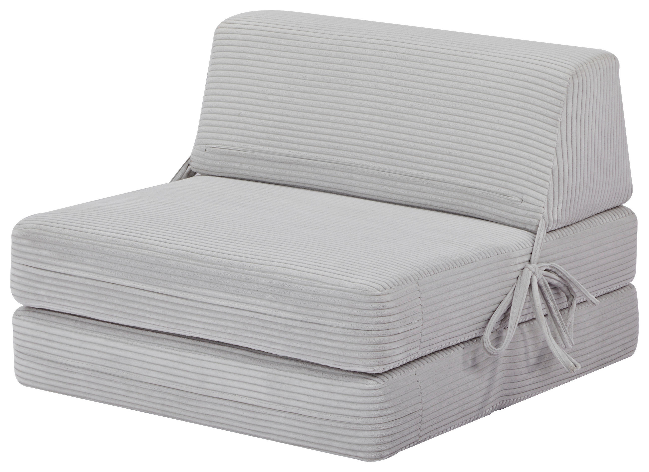 SCHLAFSESSEL in Cord Beige  - Beige, Design, Textil/Metall (75/58/80cm) - Livetastic