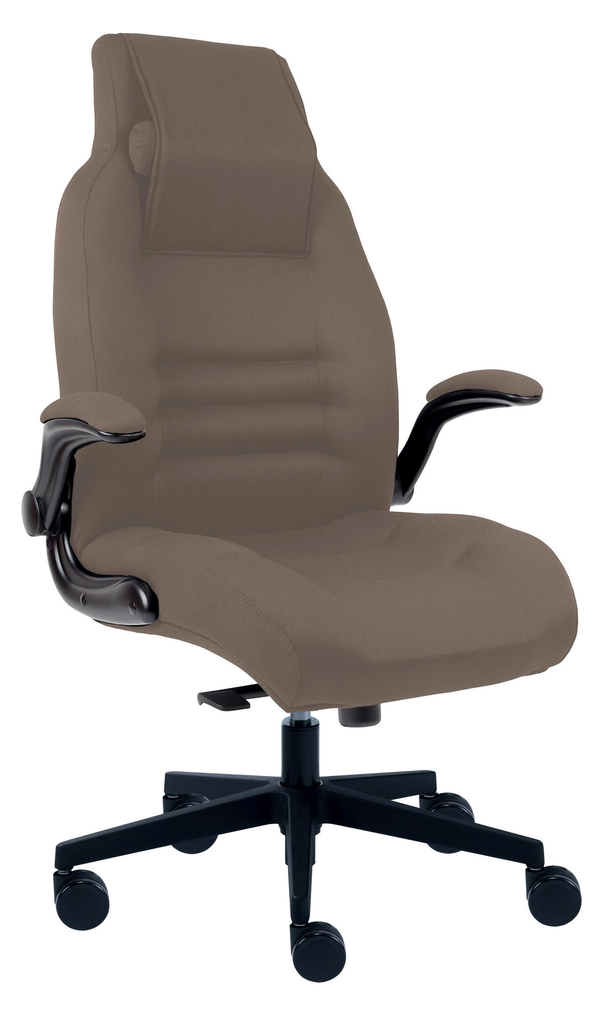 KANCELÁRSKE KRESLO, béžová - béžová, Design, textil/plast (55/104-110/64cm) - Venda