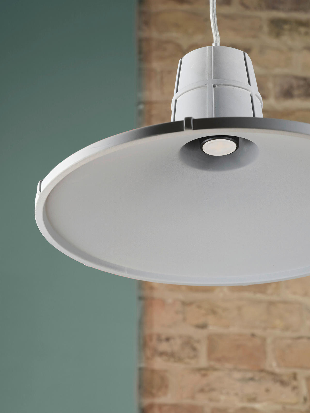 HÄNGELEUCHTE 32.5/121.5 cm  - Dunkelgrau, Basics, Stein/Metall (32.5/121.5cm) - Osram