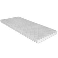 BÄDDMADRASS 90/200 cm  höjd ca 6 cm  - vit, Klassisk, textil (90/200cm) - Best Price