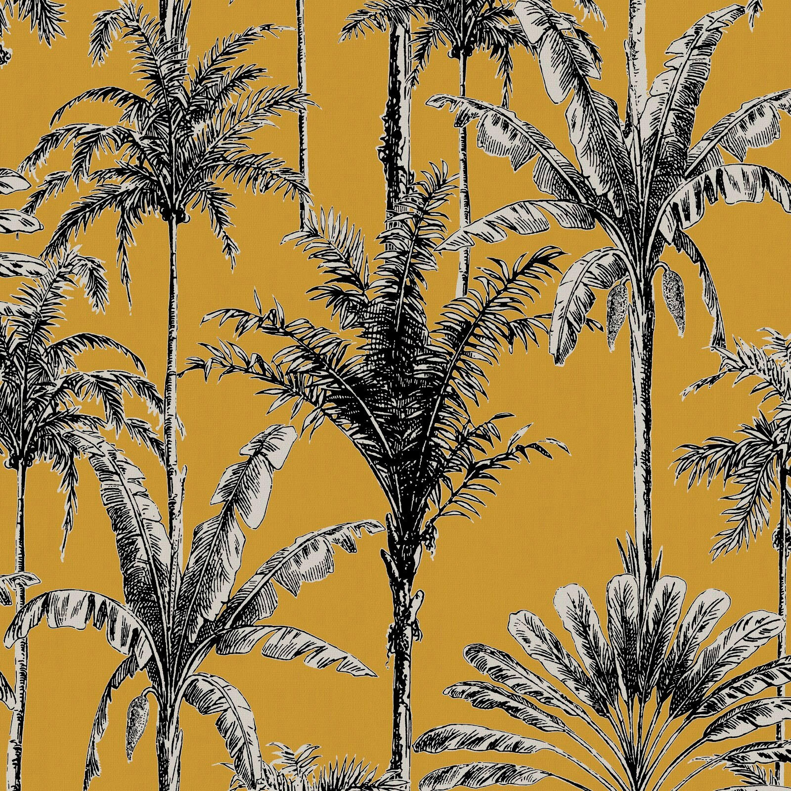 Xora Vliestapete Gelb 52x1005 cm