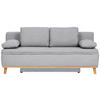 SCHLAFSOFA Primia in Webstoff Grau  - Naturfarben/Grau, KONVENTIONELL, Holz/Textil (203/95/96cm) - Venda