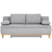 SCHLAFSOFA Primia in Webstoff Grau  - Naturfarben/Grau, KONVENTIONELL, Holz/Textil (203/95/96cm) - Venda