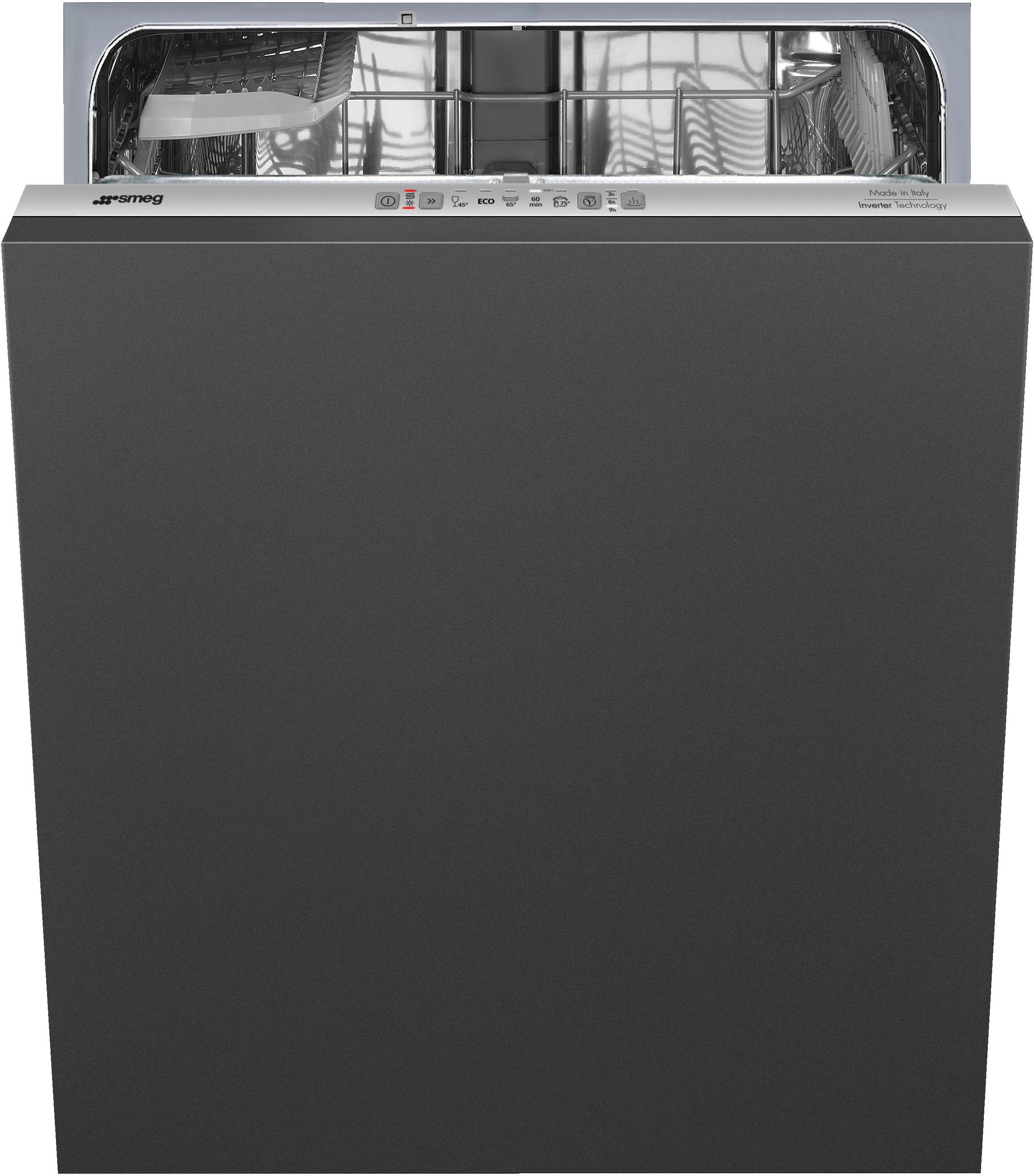 GESCHIRRSPÜLER STL251CDE  - Edelstahlfarben, Basics, Metall (59,8/81,8/54,5cm) - SMEG