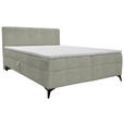 BOXBETT 140/200 cm  in Greige  - Greige/Schwarz, Design, Holz/Holzwerkstoff (140/200cm) - Xora