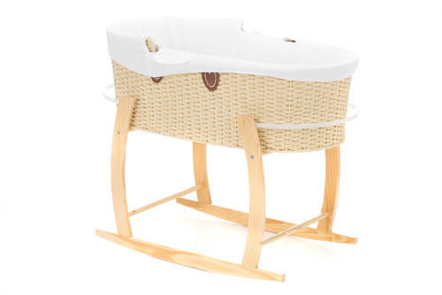 WIEGENGESTELL MOSES   - Naturfarben, Basics, Holz (48/30/88cm) - Jimmylee