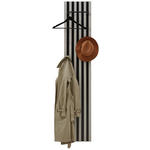 GARDEROBENPANEEL  in 35/185/14 cm  - Kaschmir/Schwarz, Design, Holzwerkstoff (35/185/14cm) - Voleo