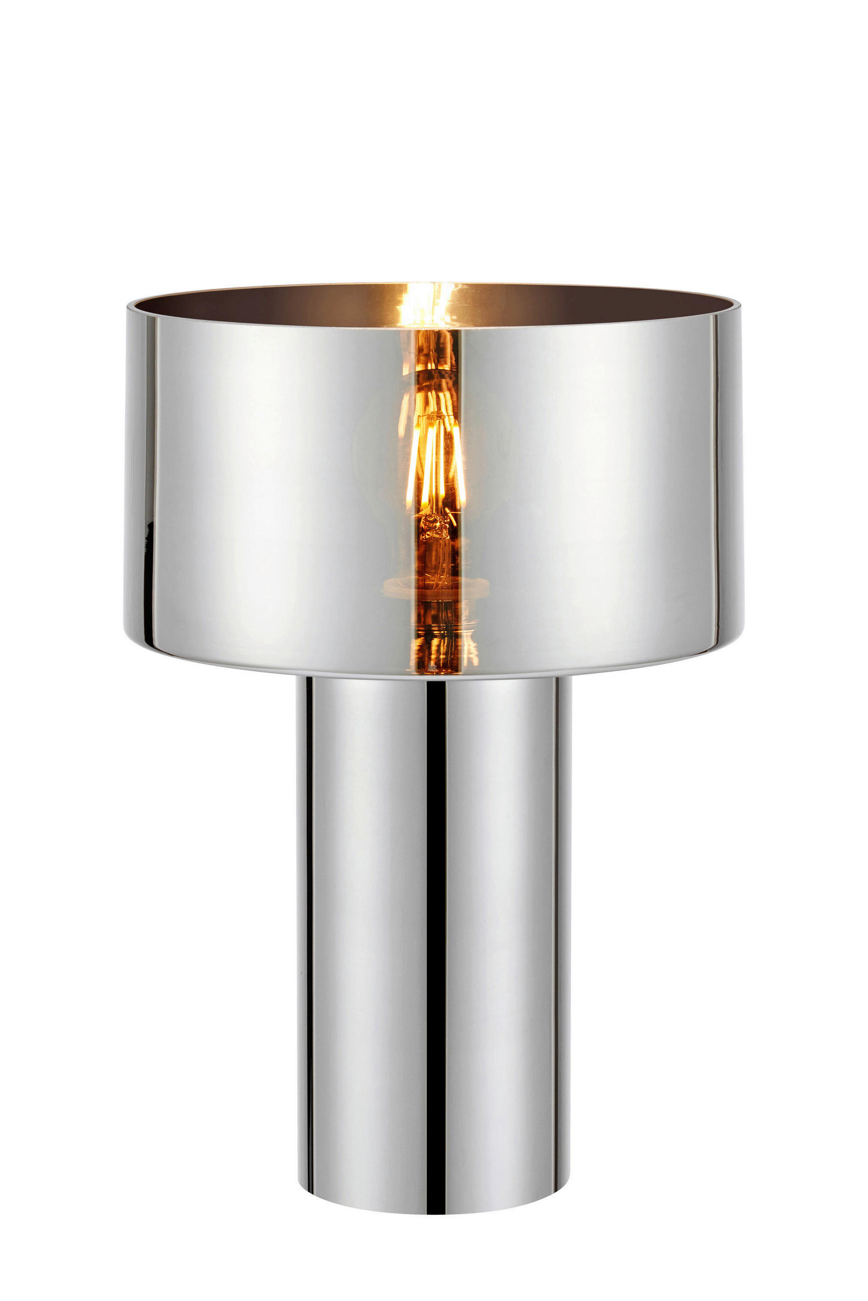 TISCHLEUCHTE Corin 22/32/22 cm  - Chromfarben, Basics, Glas (22/32/22cm) - Markslöjd