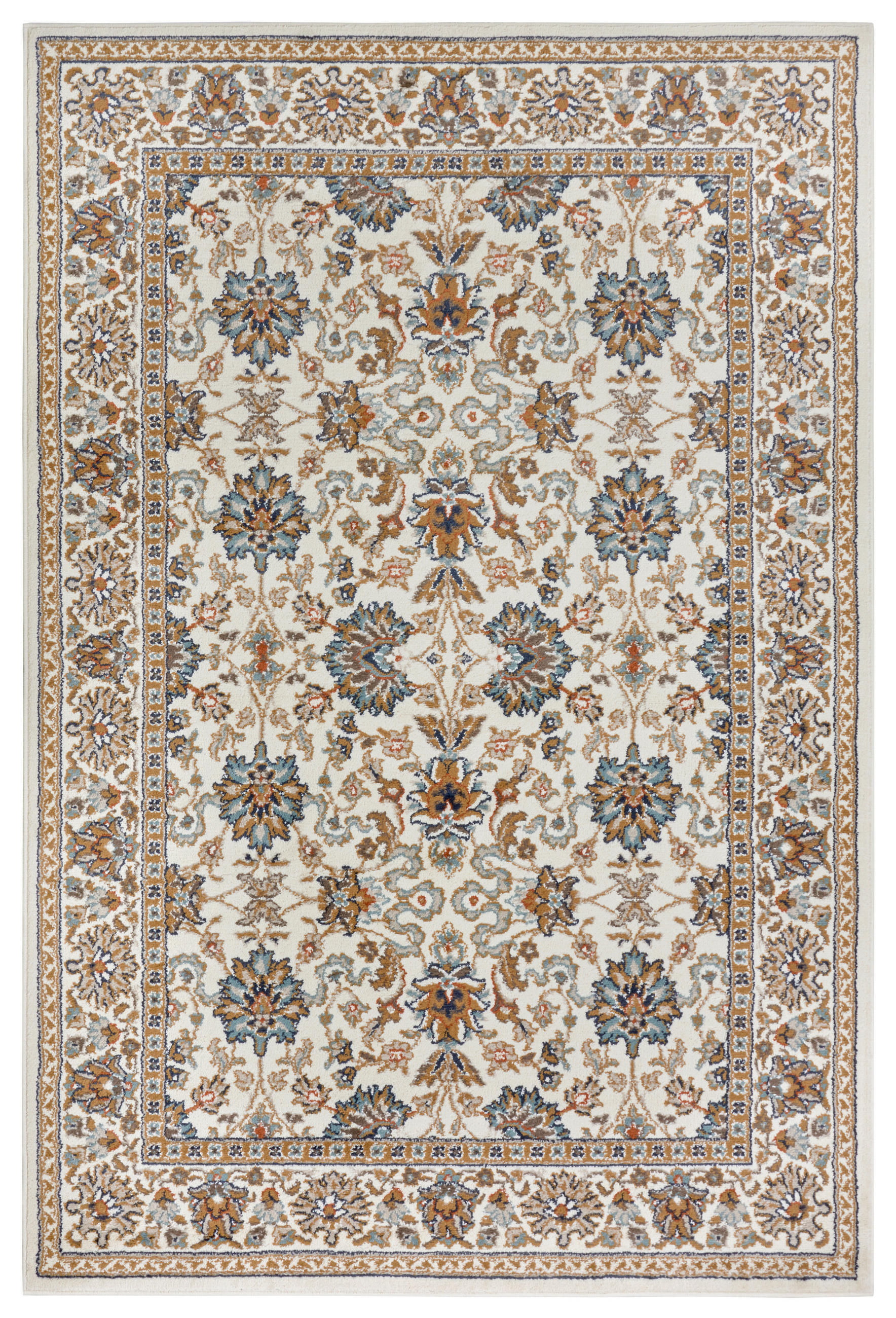 WEBTEPPICH Wohnzimmer 140/200 cm Luxor Creme rechteckig  - Creme, Design, Kunststoff/Textil (140/200cm) - Hanse Home