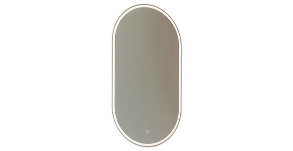 BADEZIMMERSPIEGEL 50/90/3,1 cm - Silberfarben, Design, Glas (50/90/3,1cm) - Novel
