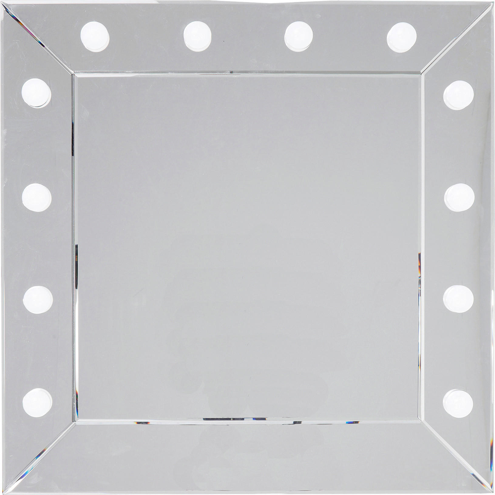 LEUCHTSPIEGEL Make Up 81/81/7 cm   - Design, Glas (81/81/7cm) - Kare-Design