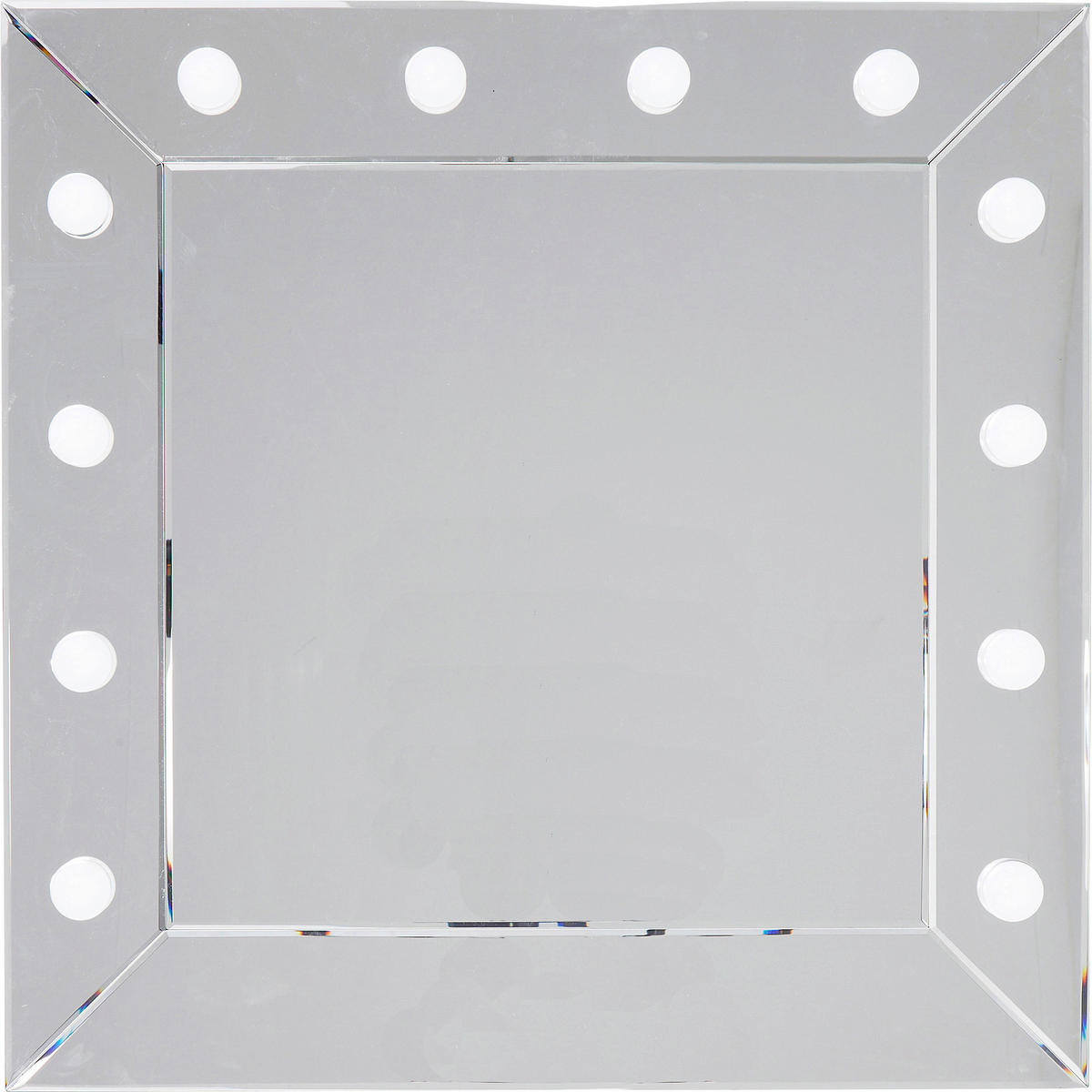 LEUCHTSPIEGEL Make Up 81/81/7 cm   - Design, Glas (81/81/7cm) - Kare-Design