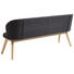 SITZBANK 188/84/60 cm in Anthrazit, Eichefarben - Eichefarben/Anthrazit, Natur, Leder/Holz (188/84/60cm) - Valnatura SITZBANK 188/84/60 cm in Anthrazit, Eichefarben - Eichefarben/Anthrazit, Natur, Leder/Holz (188/84/60cm) - Valnatura