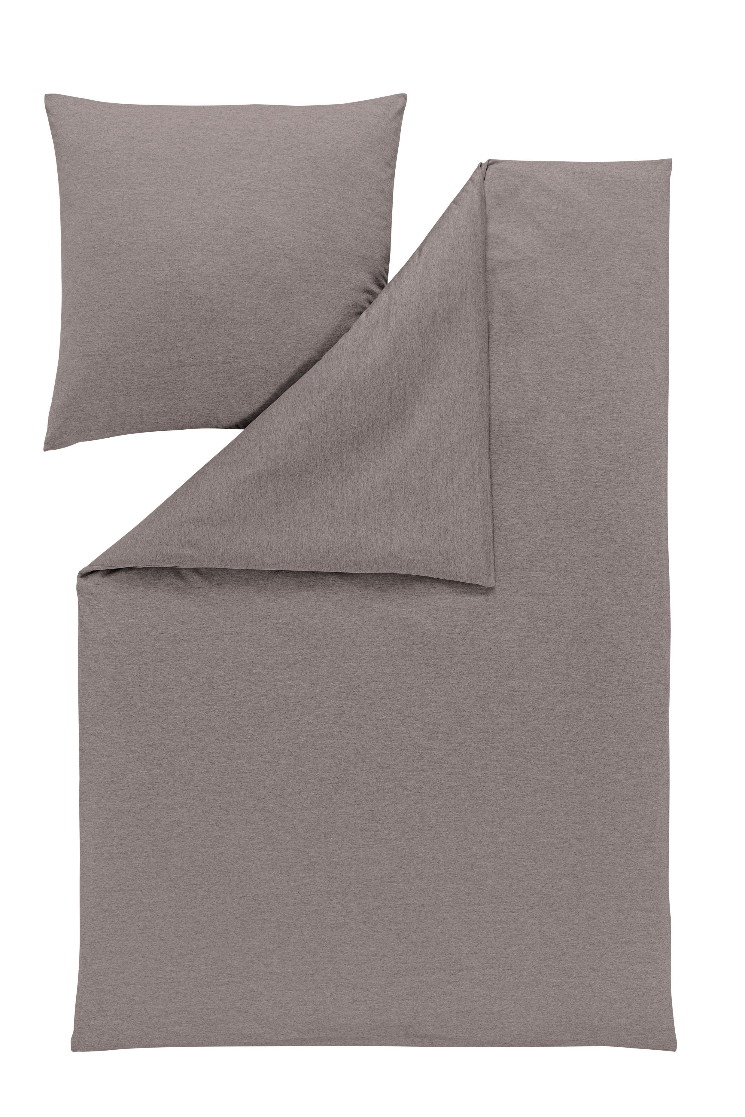 BETTWÄSCHE Interlock-Jersey  - Taupe, KONVENTIONELL, Textil (135/200cm) - Estella
