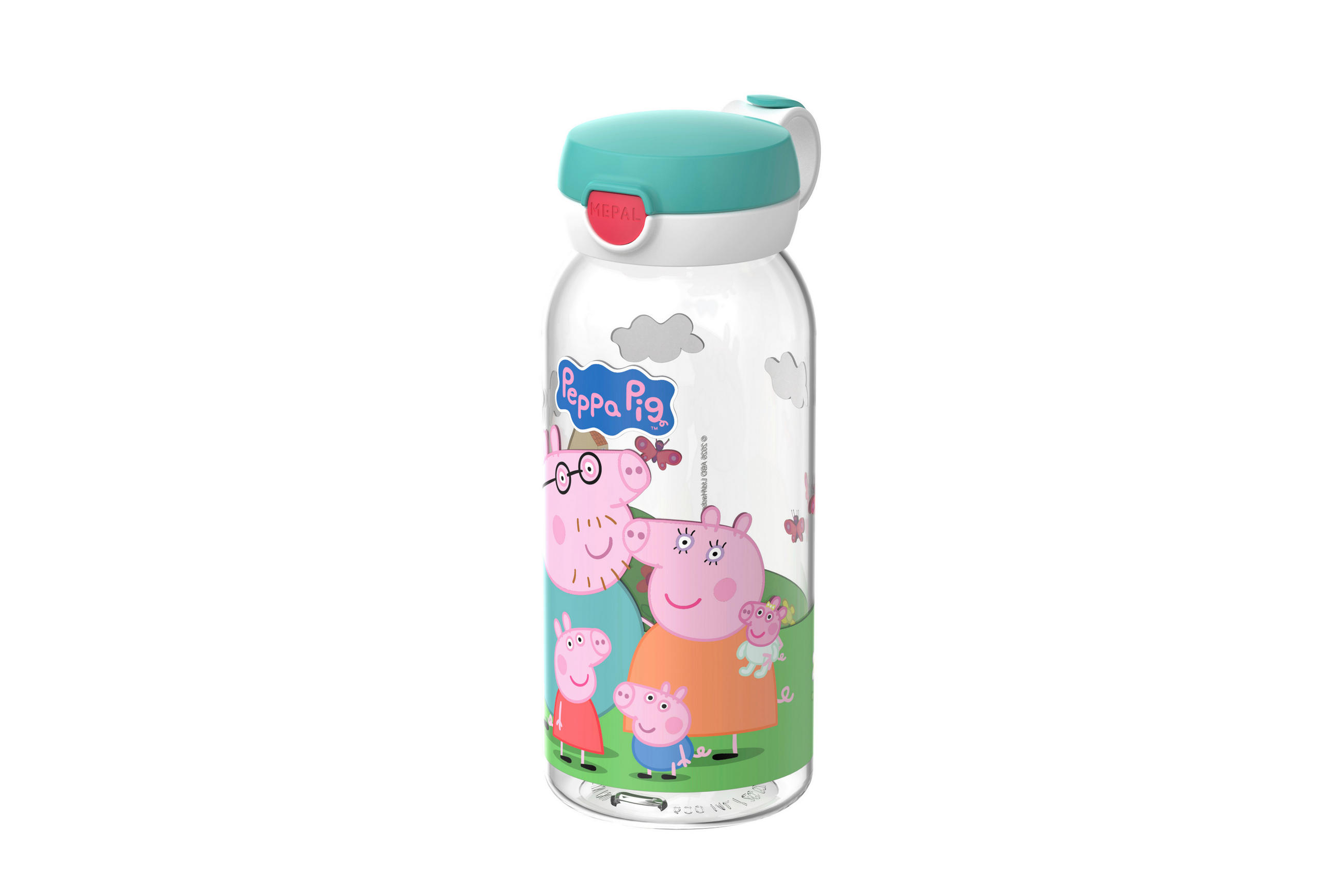 DETSKÁ FĽAŠA - viacfarebná/mätovozelená, Konventionell, plast (7,6/19,5/9,5cm) - Mepal