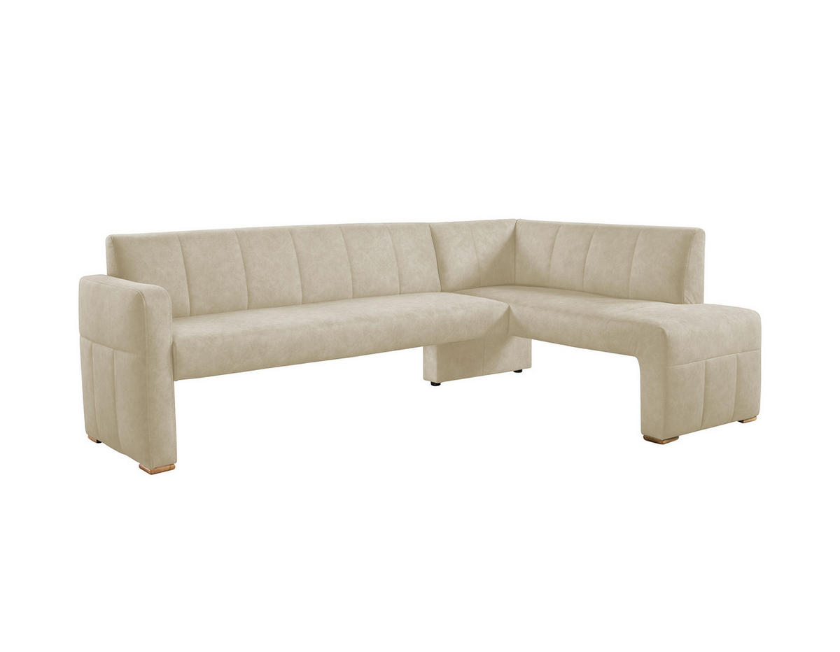 UGAONA KLUPA  boja peska   - boja hrasta/boja peska, Moderno, drvo/tekstil (245/159cm) - Livetastic