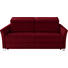 SCHLAFSOFA in Textil Rot - Silberfarben/Rot, KONVENTIONELL, Holz/Textil (185/100/100cm) - Bali SCHLAFSOFA in Textil Rot - Silberfarben/Rot, KONVENTIONELL, Holz/Textil (185/100/100cm) - Bali