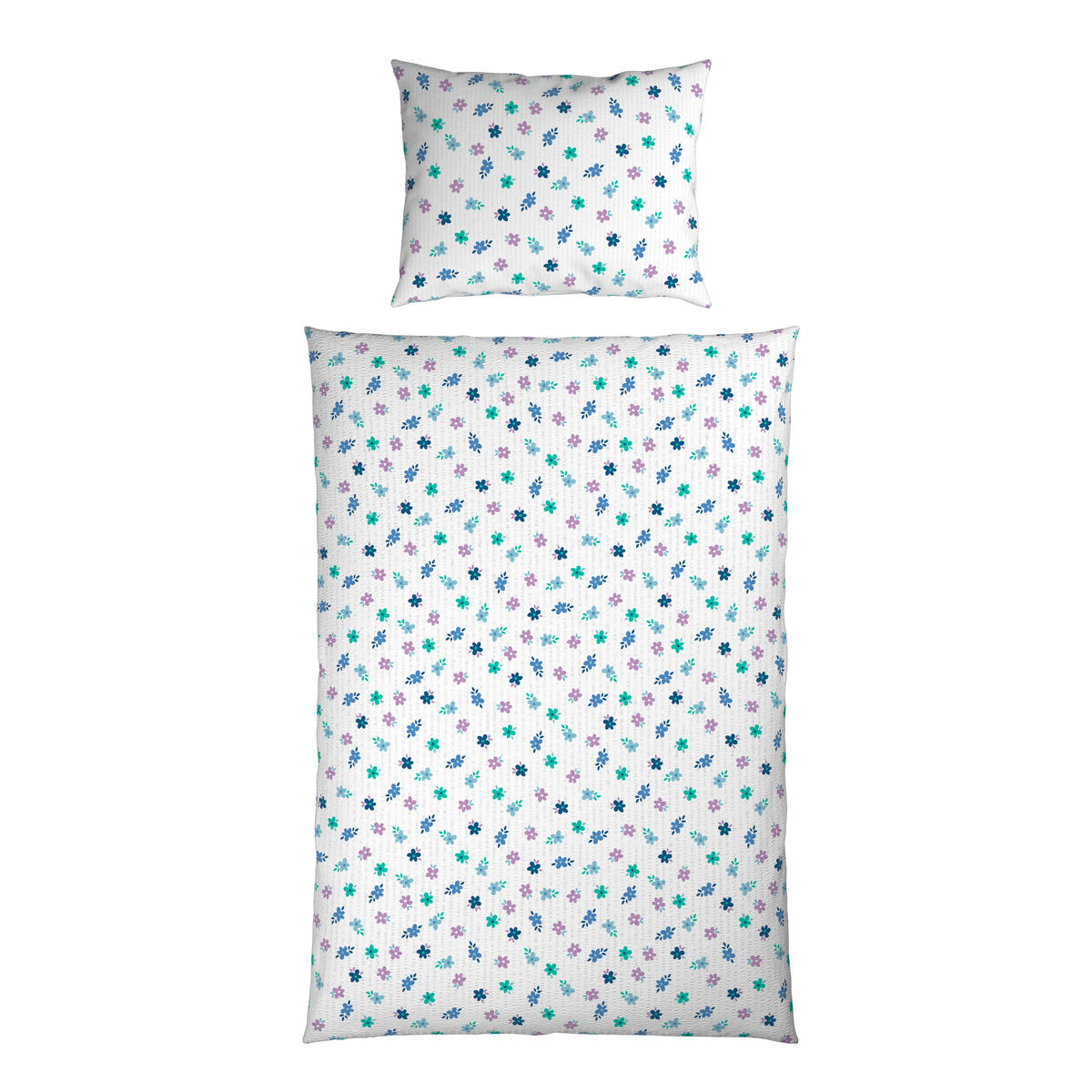 BETTWÄSCHE Mavie Seersucker 140/200 cm  - Multicolor, KONVENTIONELL, Textil (140/200cm) - Esposa