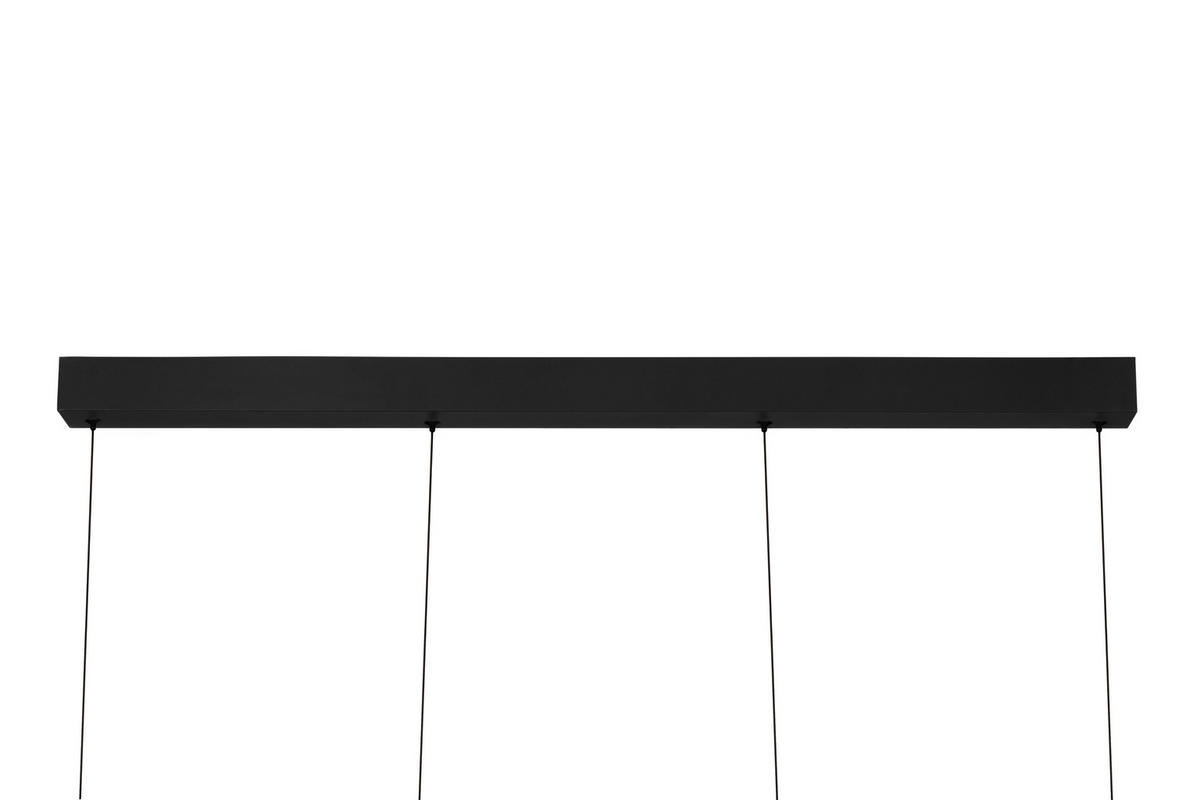 LED-HÄNGELEUCHTE Philadelphia 134/20/160 cm   - Weiß, Design, Glas/Metall (134/20/160cm) - Dieter Knoll