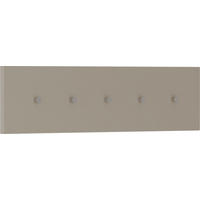 HAKENLEISTE  in Sandfarben  - Sandfarben, Design, Holzwerkstoff/Metall (100/25/5cm) - Moderano