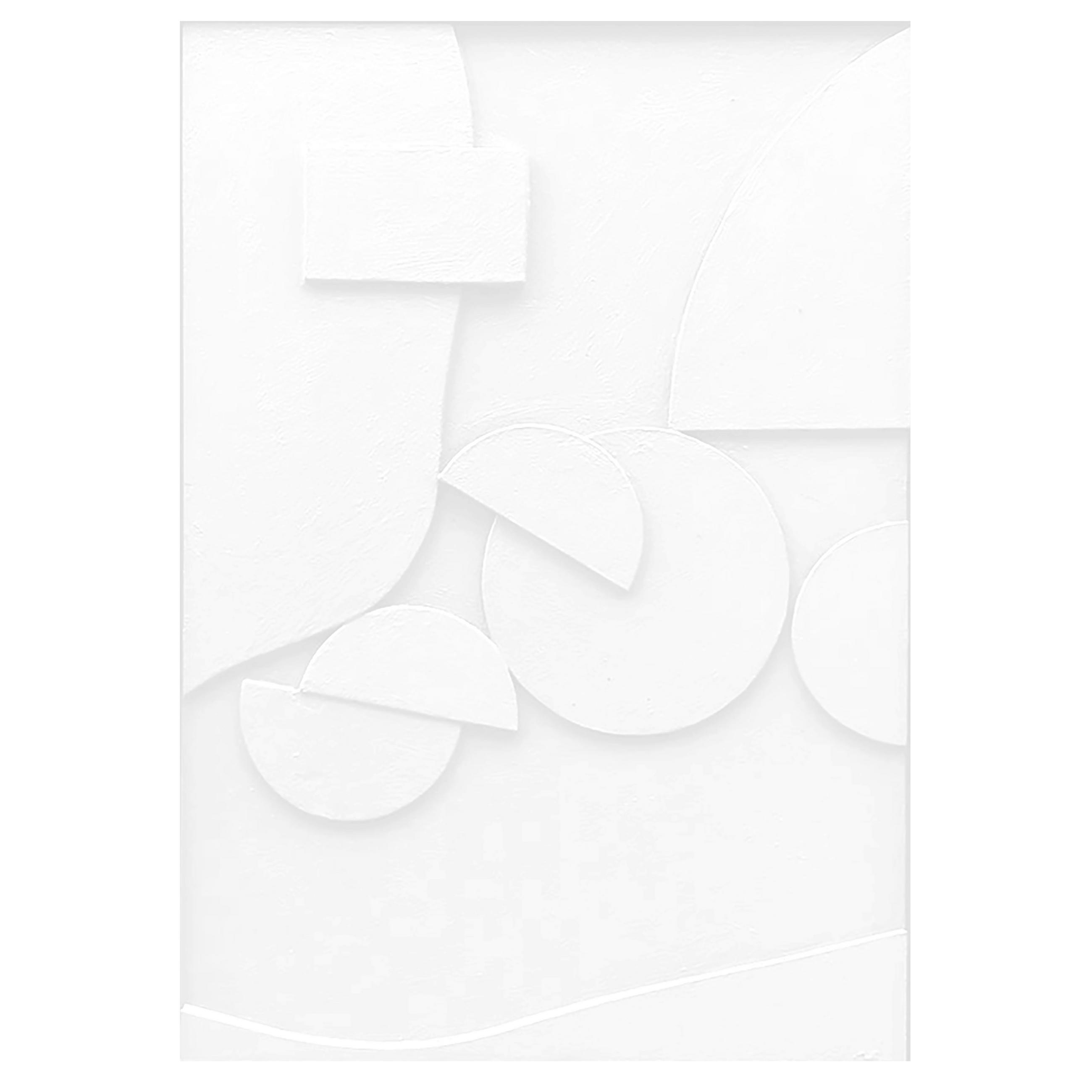 BILD Abstraktes 50/70 cm  - Weiß, Trend, Holz/Kunststoff (50/70cm) - Monee
