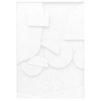 BILD Abstraktes 50/70 cm  - Weiß, Trend, Holz/Kunststoff (50/70cm) - Monee