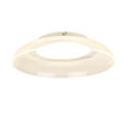 LED-DECKENLEUCHTE 40/9 cm   - Chromfarben/Weiß, LIFESTYLE, Kunststoff/Metall (40/9cm) - Novel