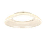 LED-DECKENLEUCHTE 40/9 cm   - Chromfarben/Weiß, LIFESTYLE, Kunststoff/Metall (40/9cm) - Novel