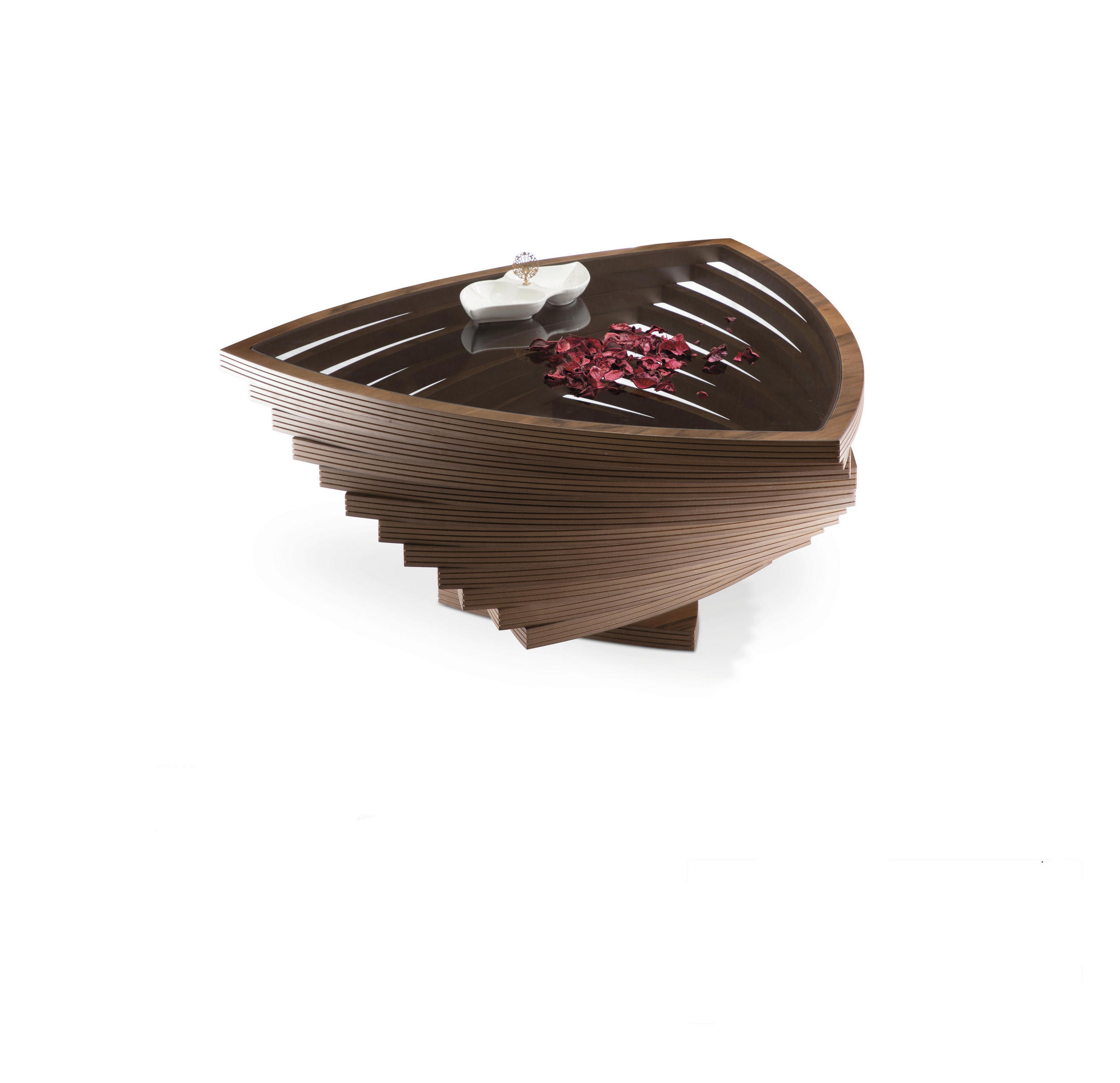 DOHÁNYZÓASZTAL Üveg, faalapú anyag   - wenge, Design, faalapú anyag/Üveg (90/39/90cm) - Stylife