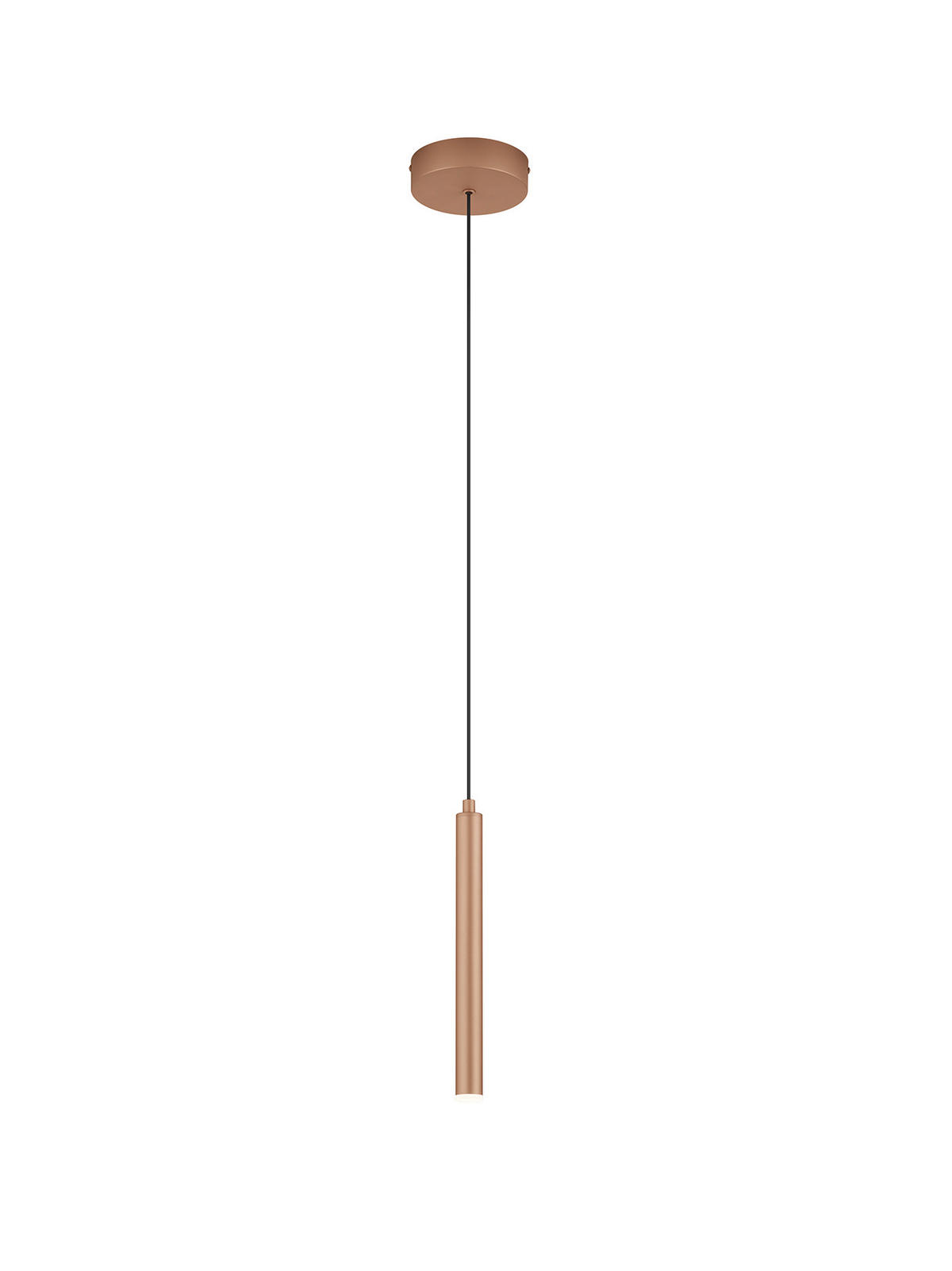 LED-HÄNGELEUCHTE 13/150 cm  - Braun/Cappuccino, KONVENTIONELL, Metall (13/150cm) - Musterring
