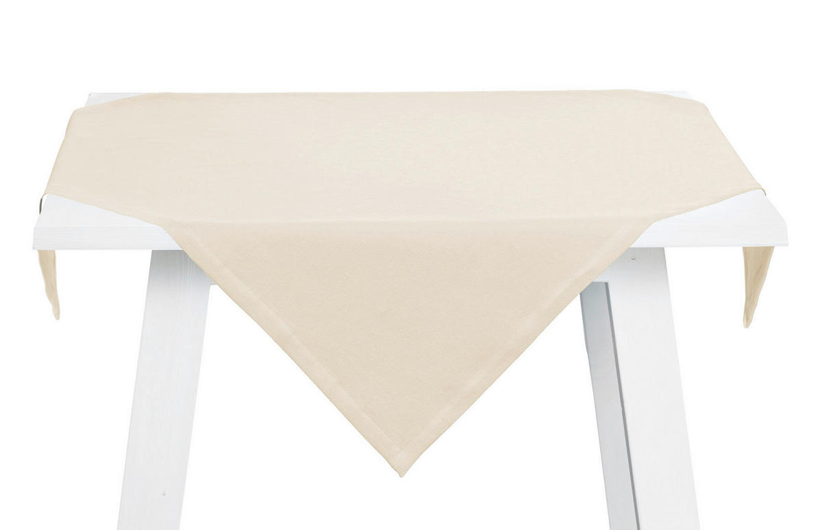 TISCHDECKE One 90/90 cm  - Sandfarben, Basics, Textil (90/90cm) - Pichler