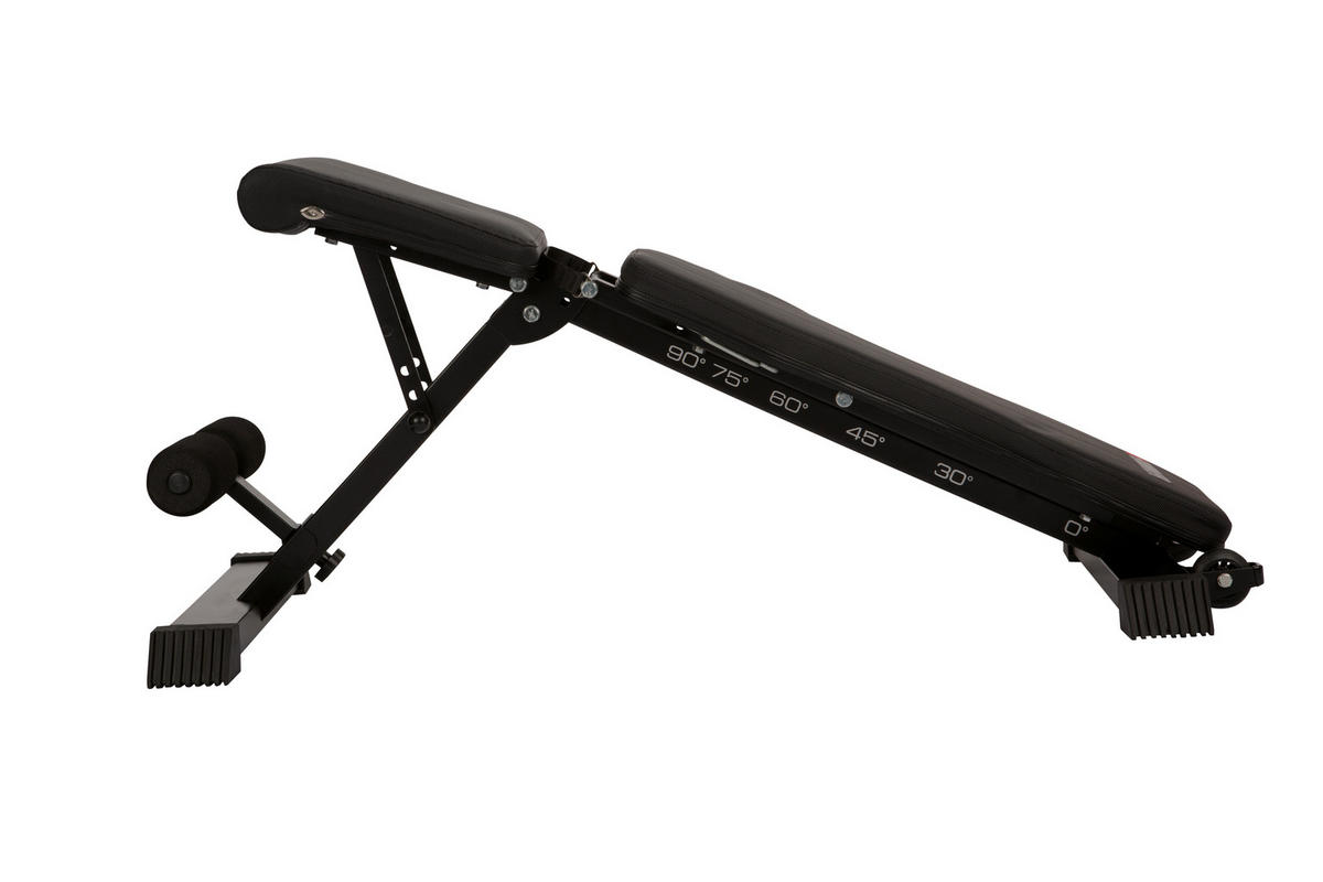 HANTELBANK  - Schwarz, KONVENTIONELL, Metall (123/52/120cm)