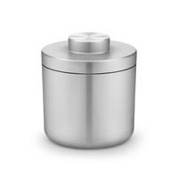 POSODA ZA LED - barve nerjavečega jekla, Basics, kovina/naravni materiali (14,8/15,6cm) - Zack